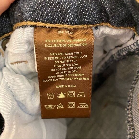 KUT from the Kloth Bermuda long Jean denim dark Wash mid rise Shorts 8 - Picture 6 of 8